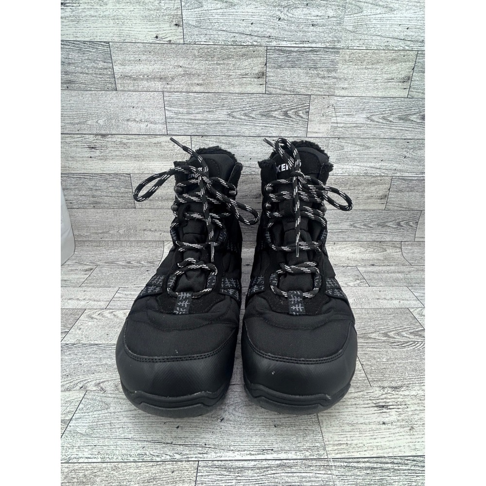 Xero Shoes Alpine Men Snow Boots Black Waterproof Minimalist Zero Drop Size 10 - Picture 4 of 16